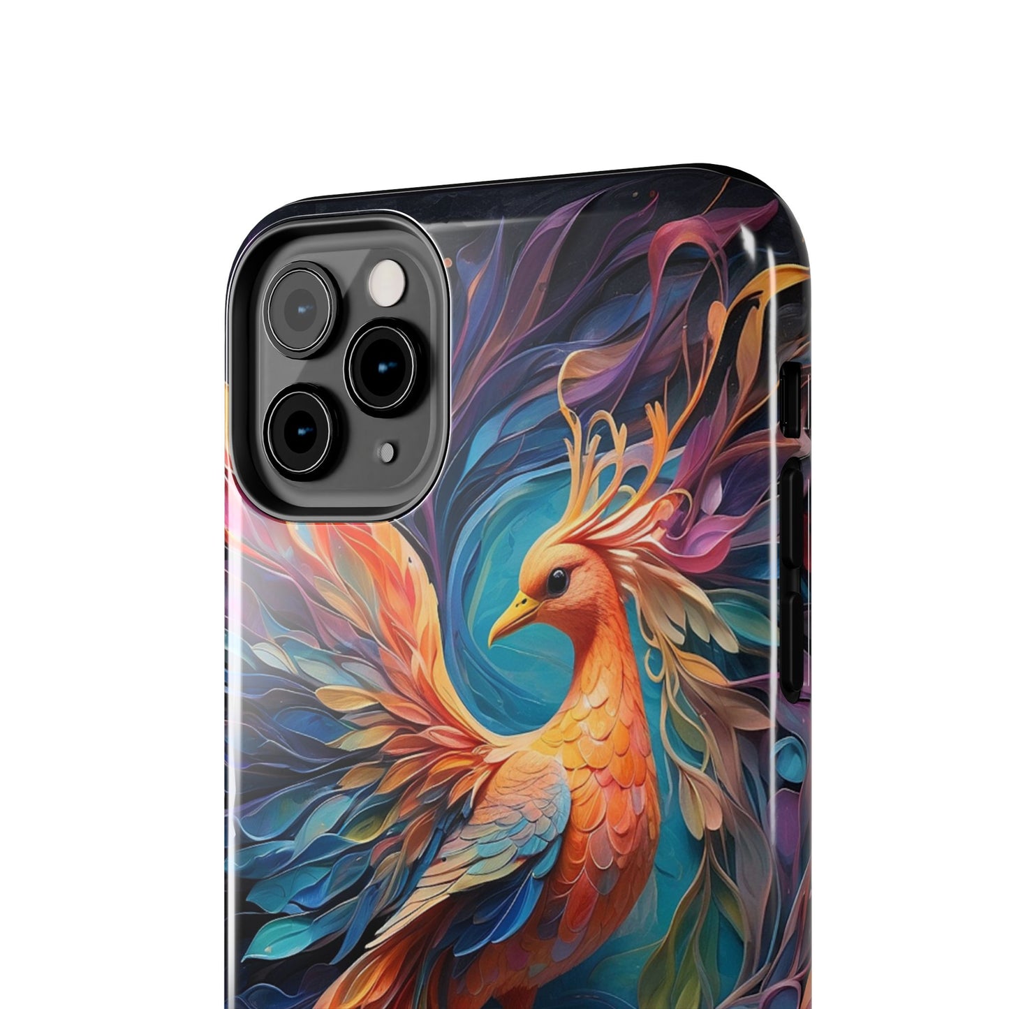Colorful phoenix phone case-Compatible with iPhone models