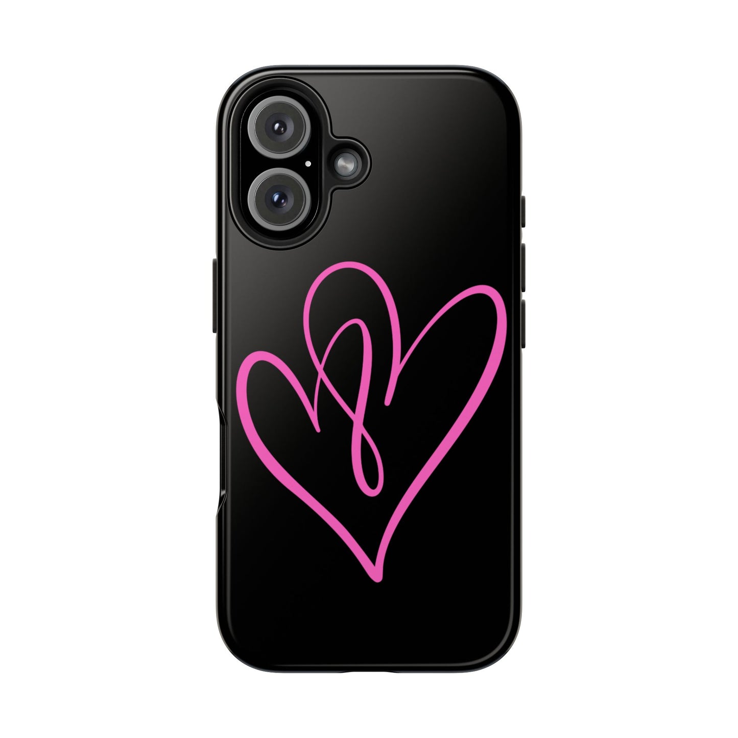 Intertwined Pink Hearts Valentine iPhone Case | Sole Artist Studio
