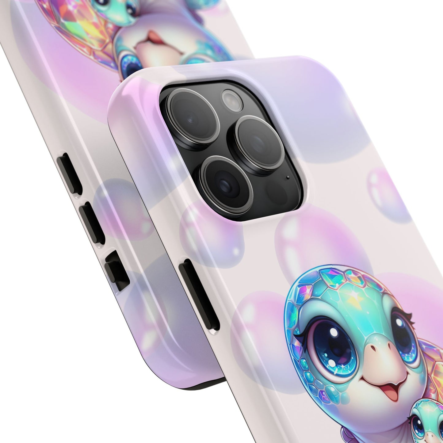 Mama & baby sea turtles summer aesthetics iPhone case. Compatible with iPhone models 11-15 including all mini, plus, pro & pro max. Custom phone case for smartphones. design for Girls, Woman