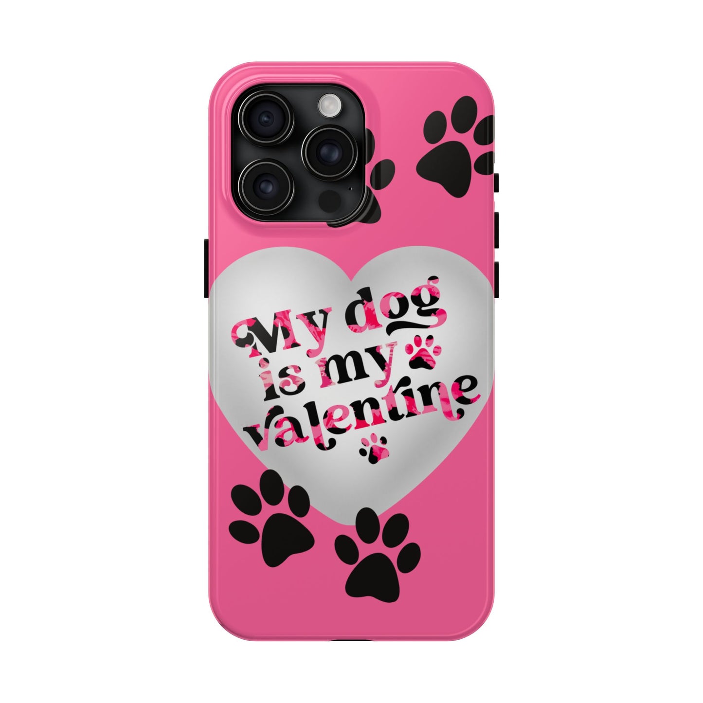 My Dog Is My Valentine iPhone Case | Sole Artist Studio