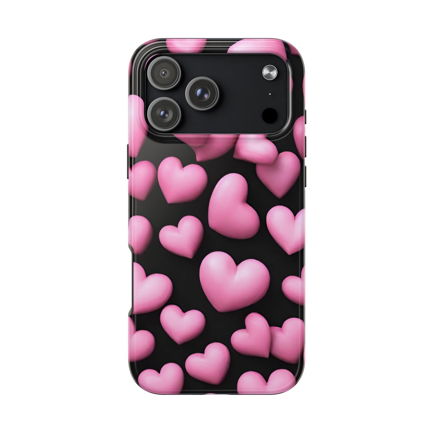 Pink Bubble Hearts Valentine iPhone Case | Sole Artist Studio