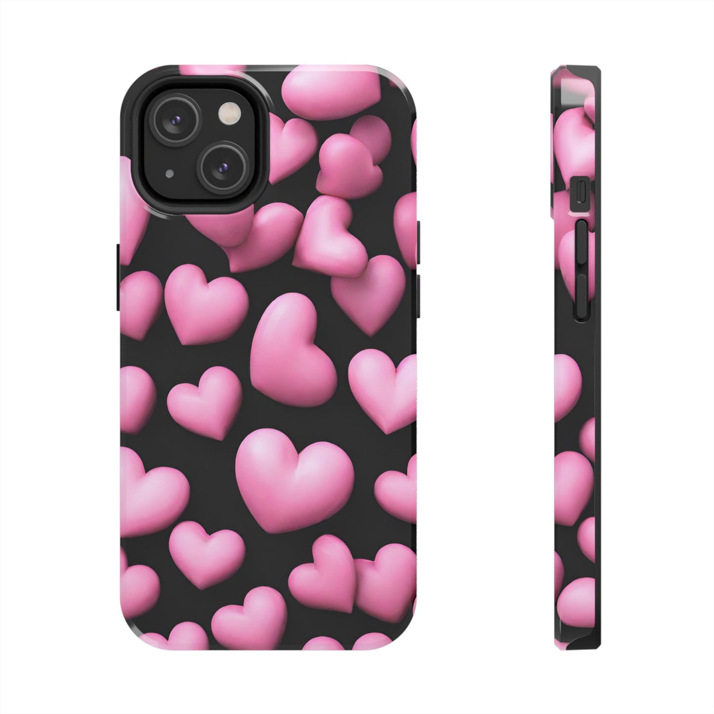 Pink Bubble Hearts Valentine iPhone Case | Sole Artist Studio