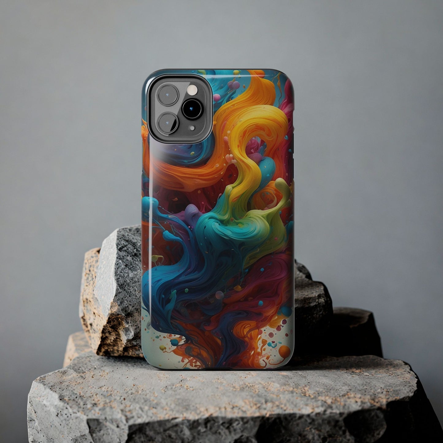Color Splash Abstract iPhone Case | Sole Artist Studio
