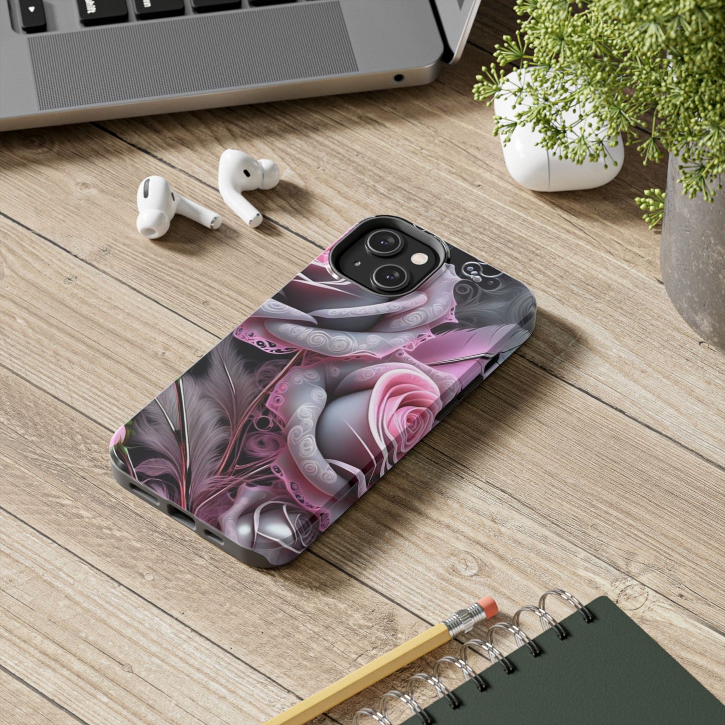 Tattoo Rose Floral iPhone Case | Sole Artist Studio