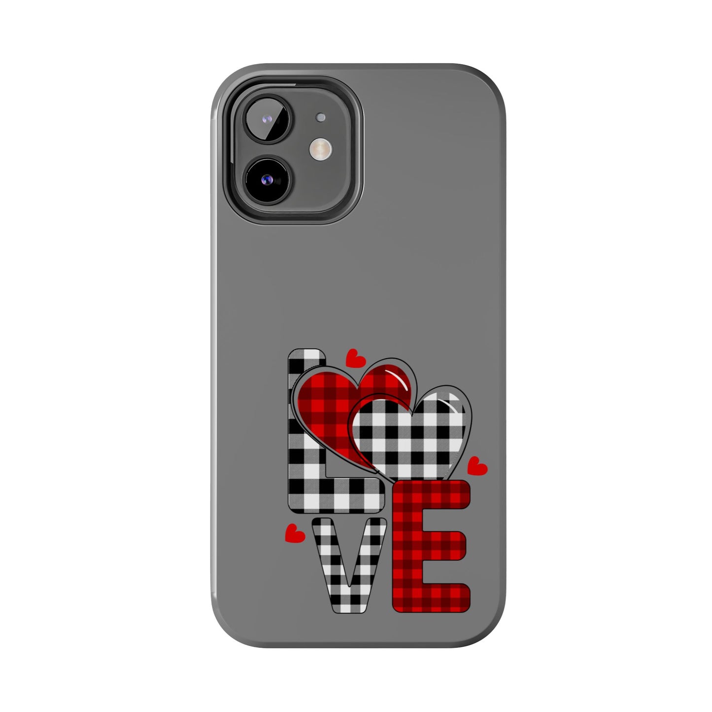 Grey LOVE Valentine iPhone Case | Sole Artist Studio