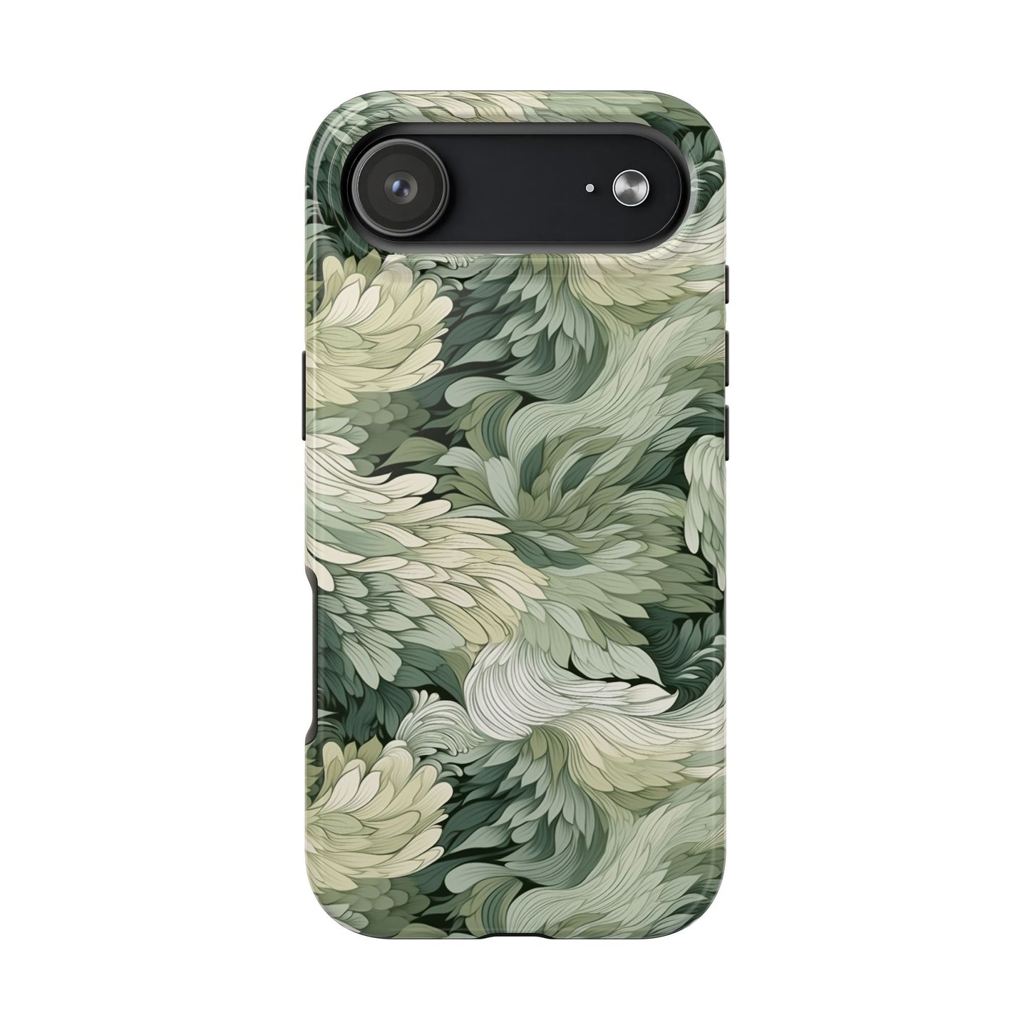 Vintage Sage Green Abstract iPhone Case | Sole Artist Studio
