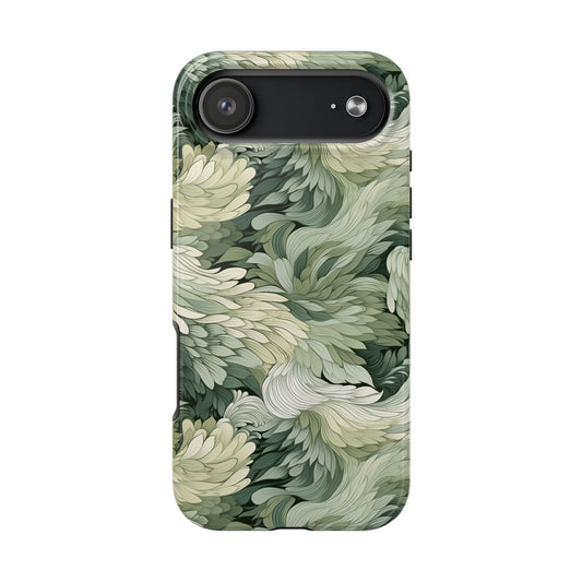 Vintage Sage Green Abstract iPhone Case | Sole Artist Studio