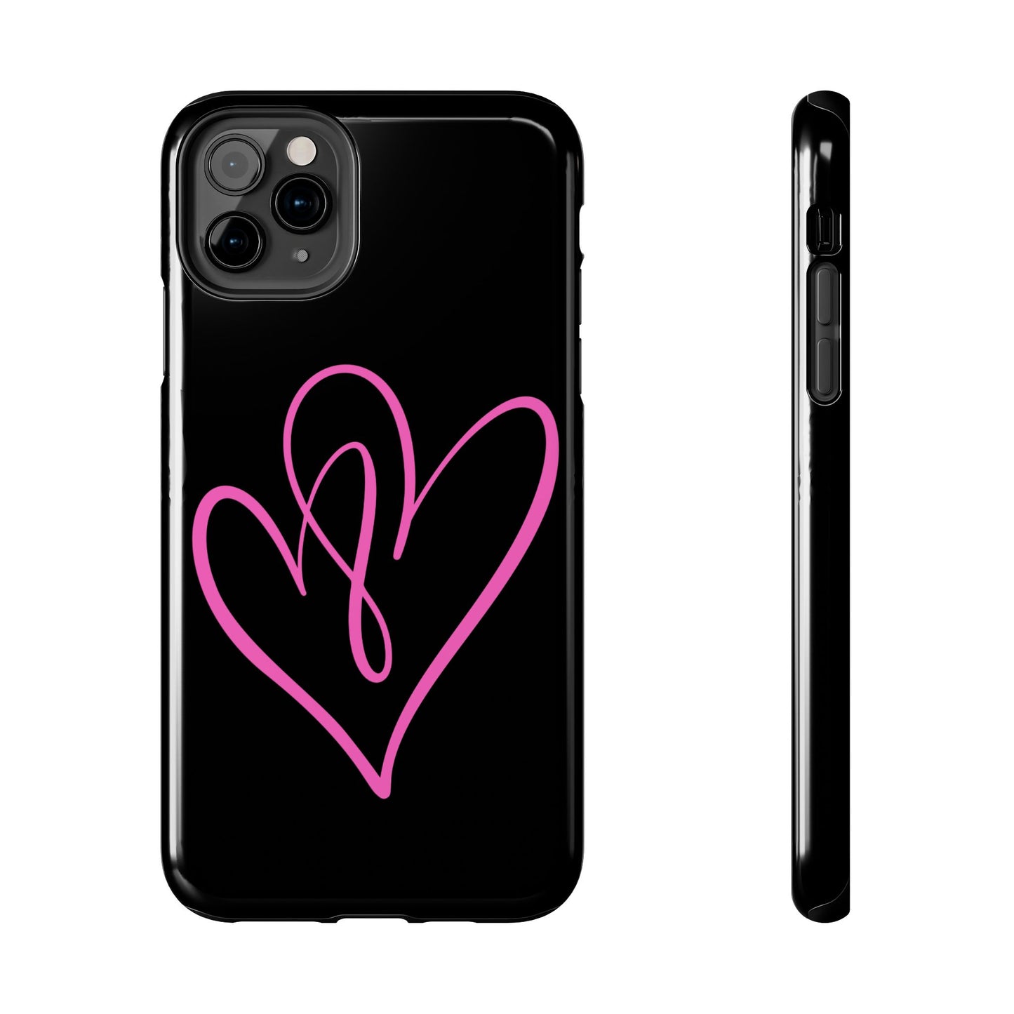 Intertwined Pink Hearts Valentine iPhone Case | Sole Artist Studio