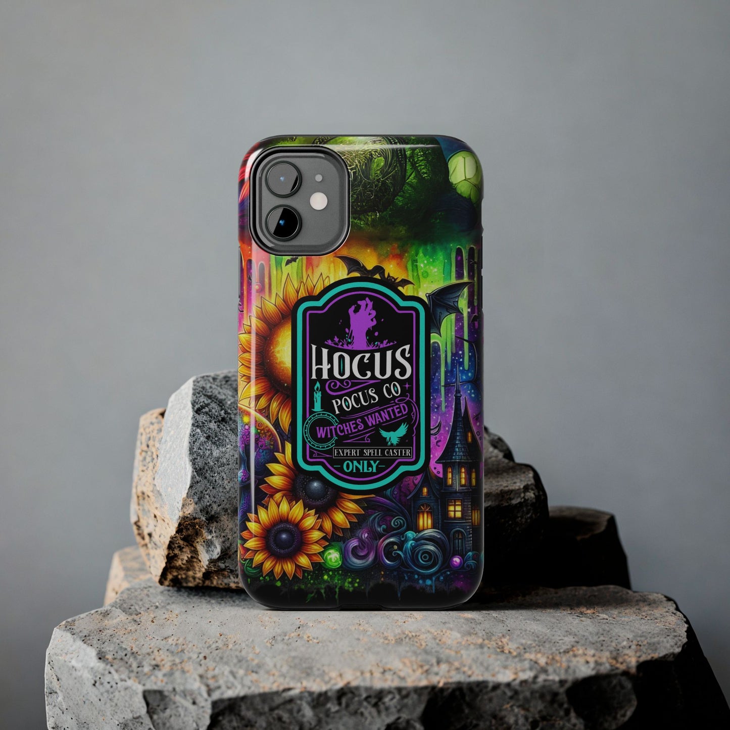 witches wanted, Halloween themed iPhone case Models 11-15
