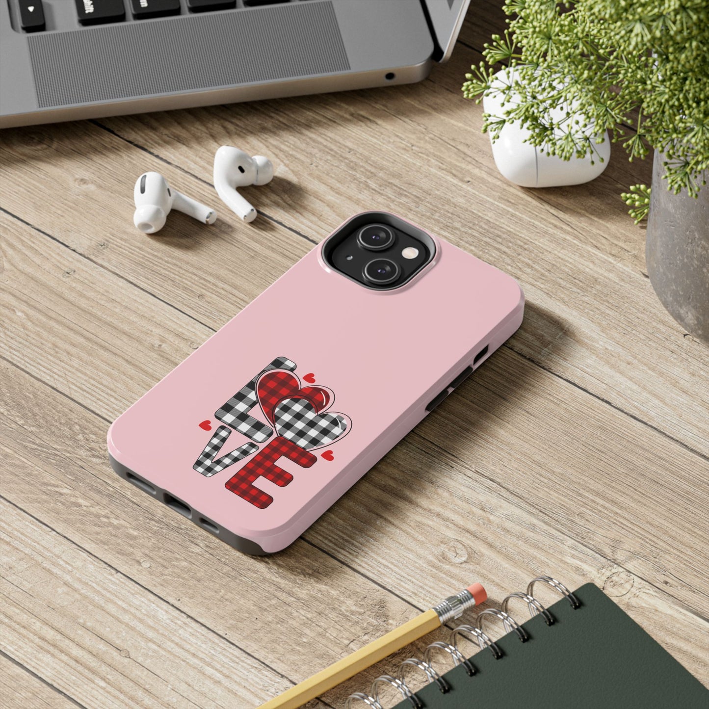 Pink LOVE Valentine iPhone Case | Sole Artist Studio