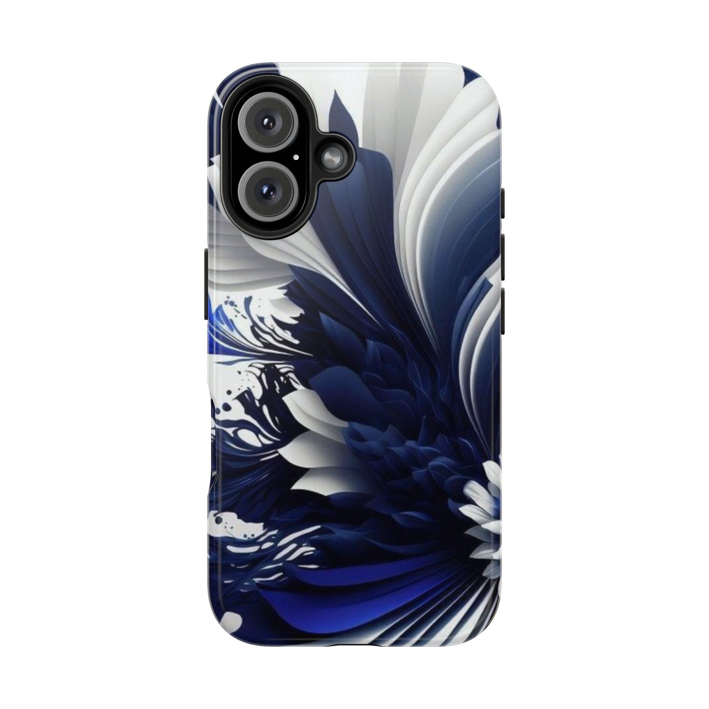 Blue & White Abstract iPhone Case | Sole Artist Studio