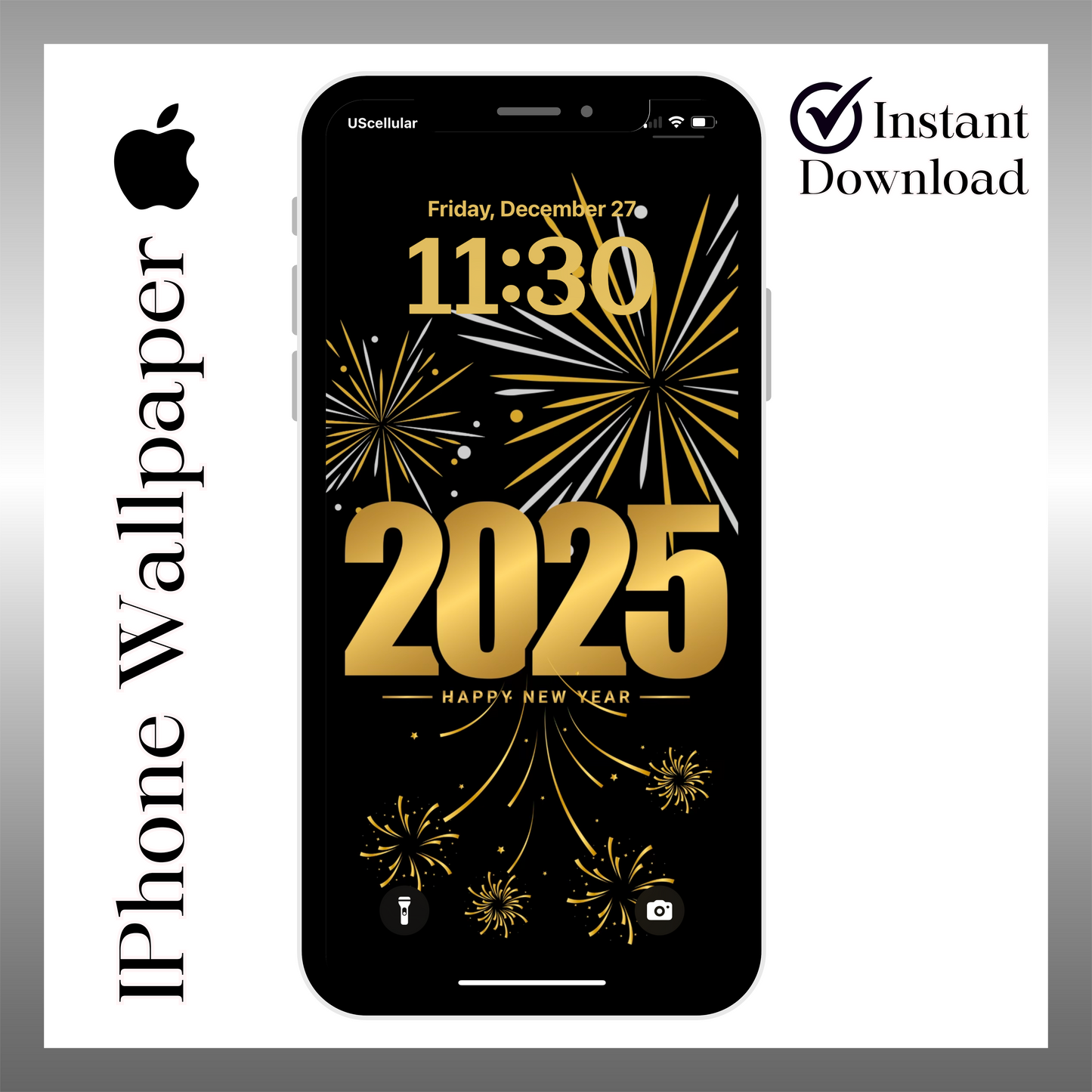 FREE Happy New Year 2025 wallpaper