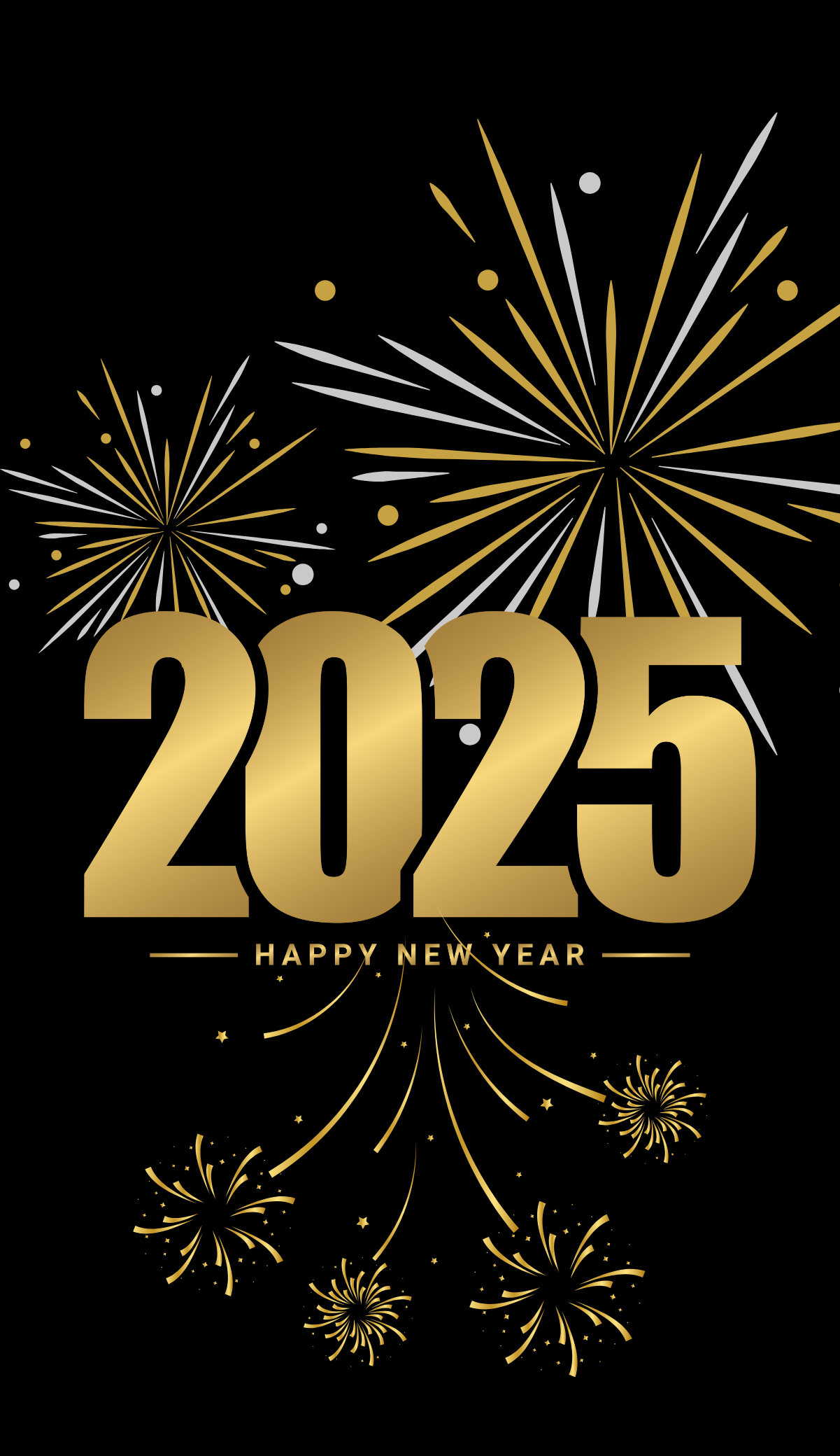 FREE Happy New Year 2025 wallpaper