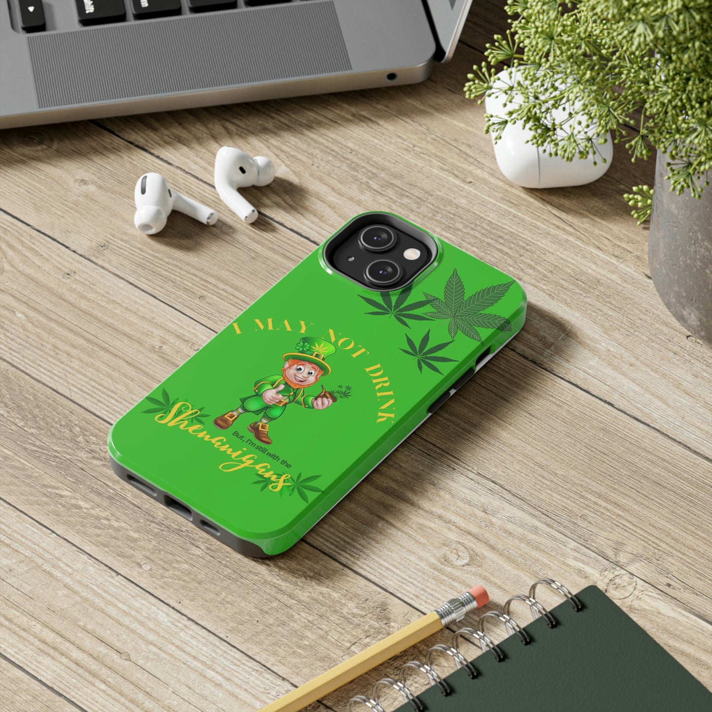 Hemp leprechaun Tough IPhone Cases, Case-Mate