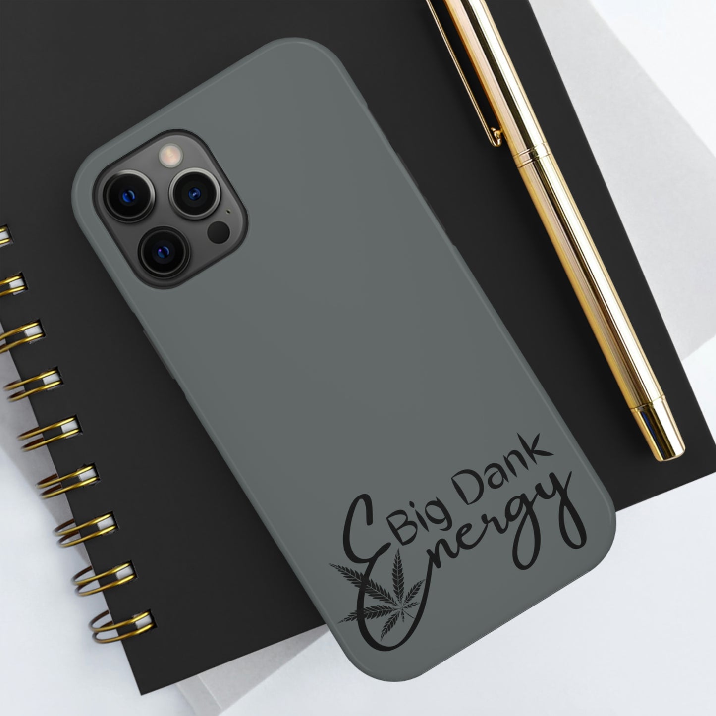 Big dank energy/ grey Tough IPhone Cases, Case-Mate