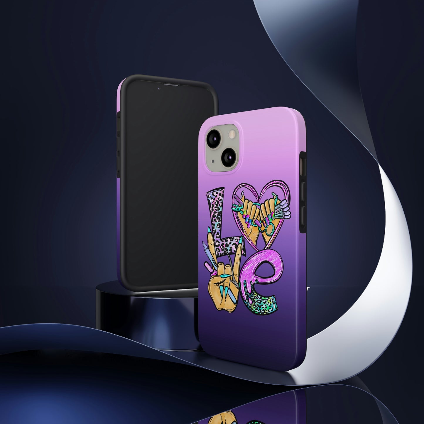 Nail tech, LOVE/ Tough iPhone Case/ Occupational/ iphone accessories