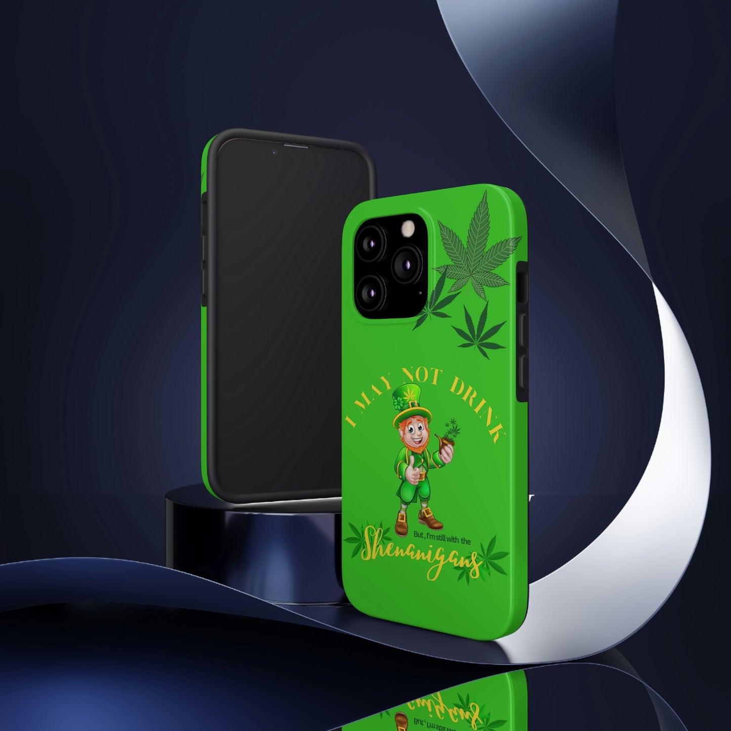 Hemp leprechaun Tough IPhone Cases, Case-Mate