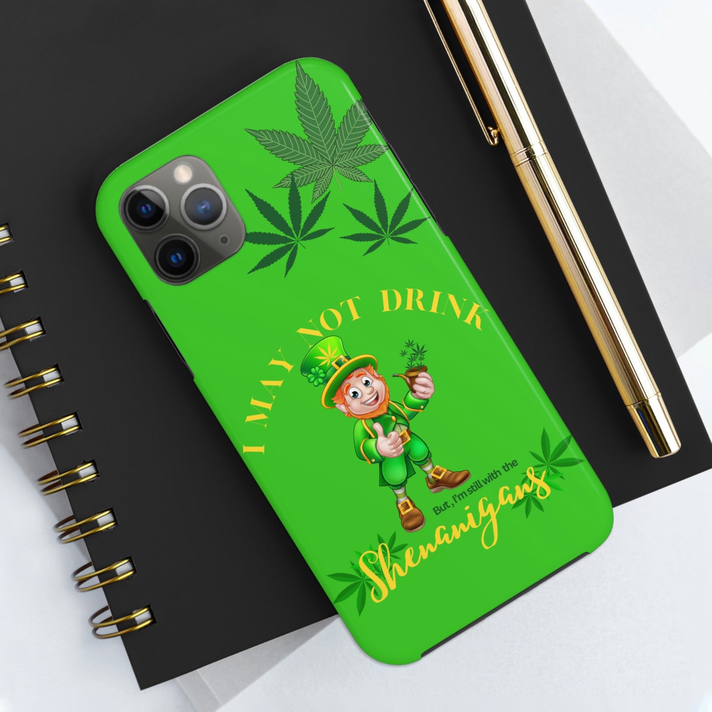 Hemp leprechaun Tough IPhone Cases, Case-Mate