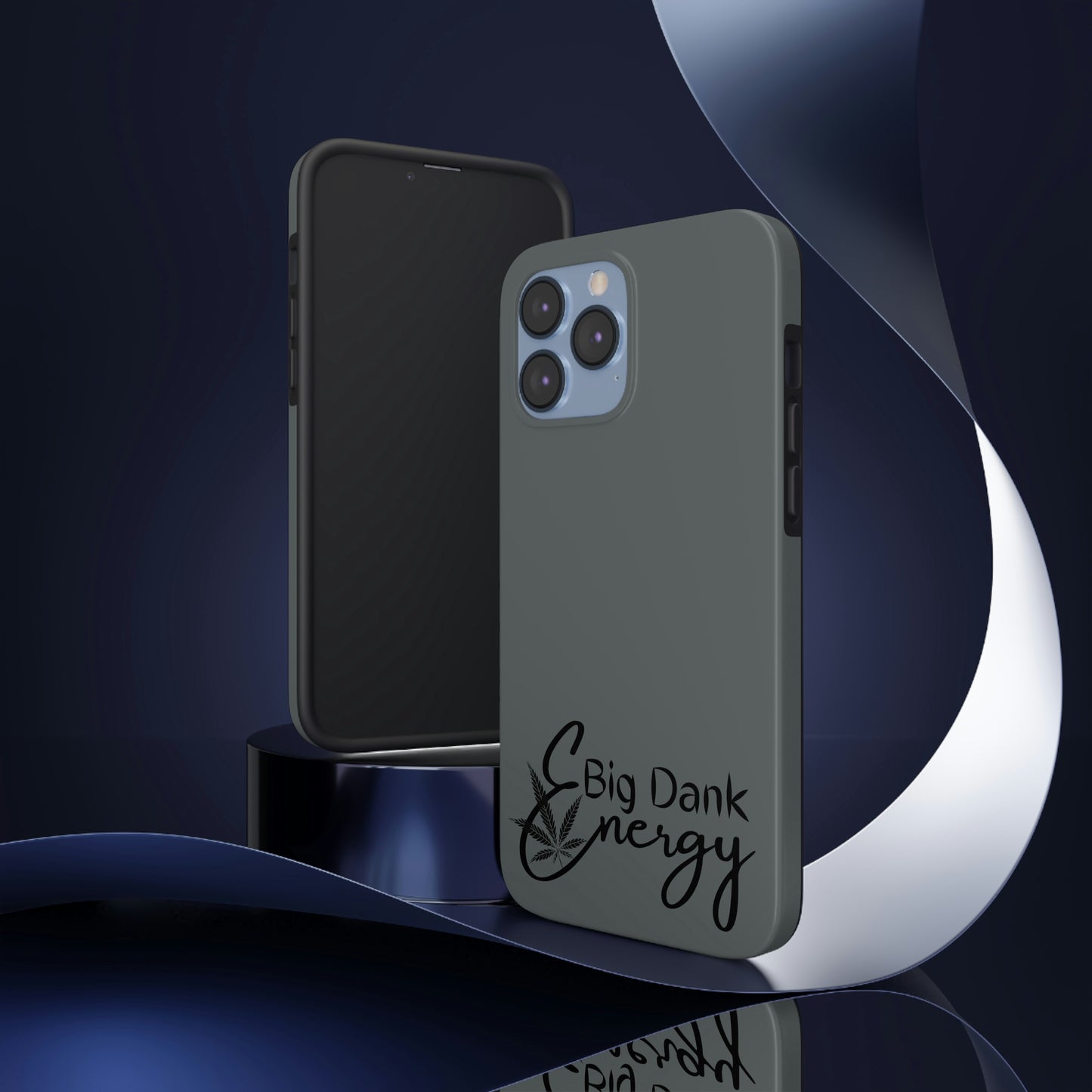 Big dank energy/ grey Tough IPhone Cases, Case-Mate