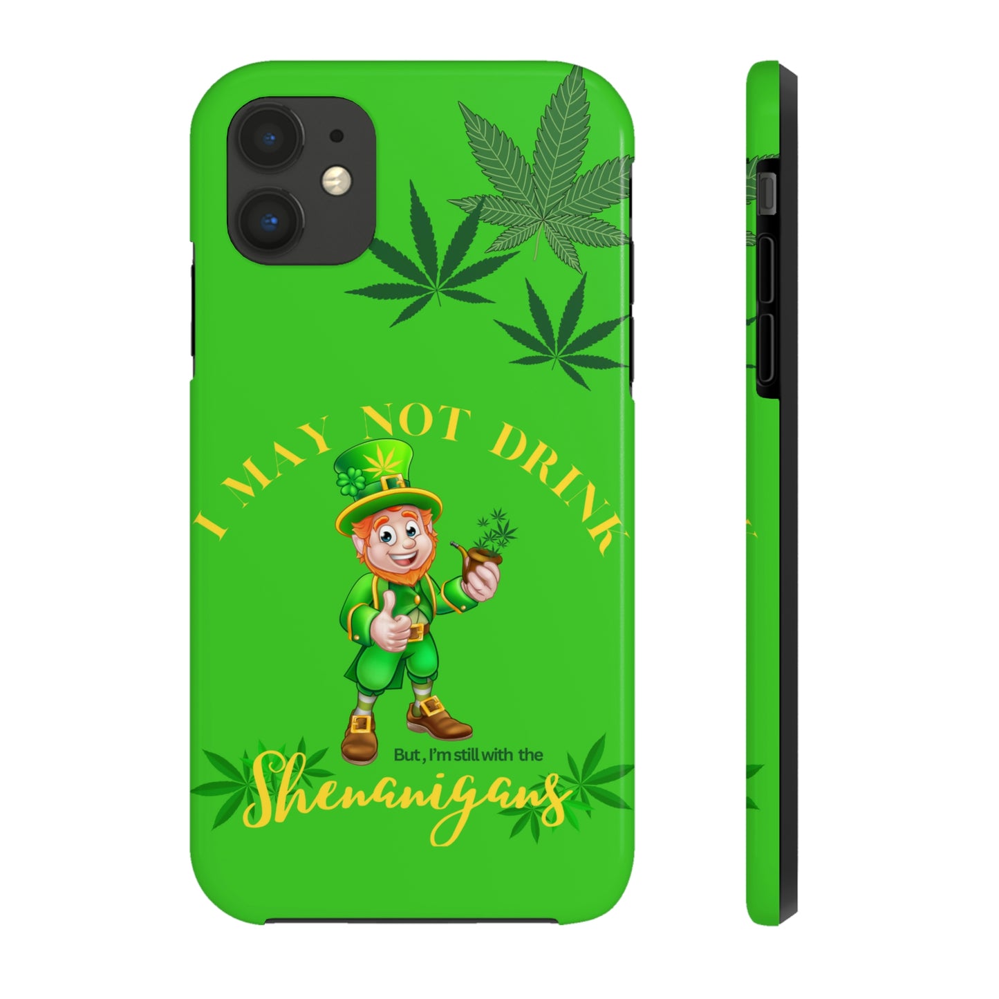 Hemp leprechaun Tough IPhone Cases, Case-Mate