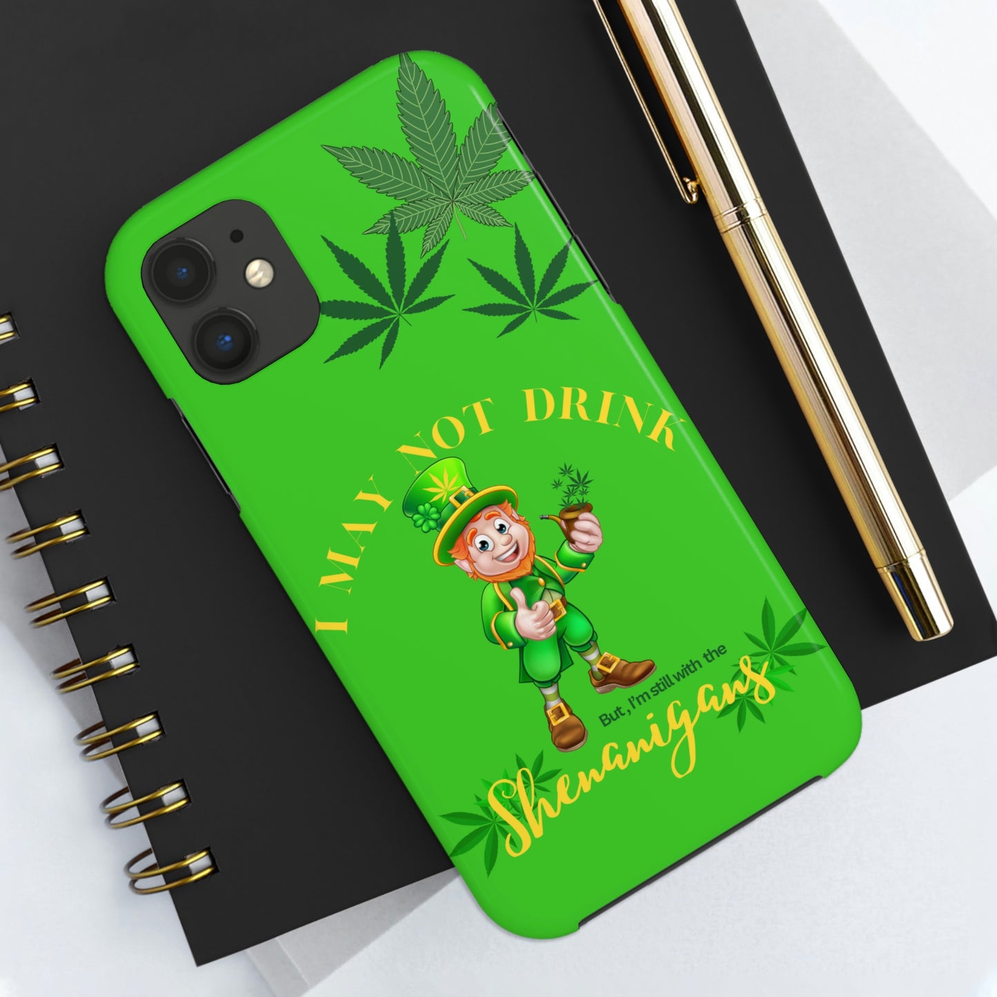 Hemp leprechaun Tough IPhone Cases, Case-Mate