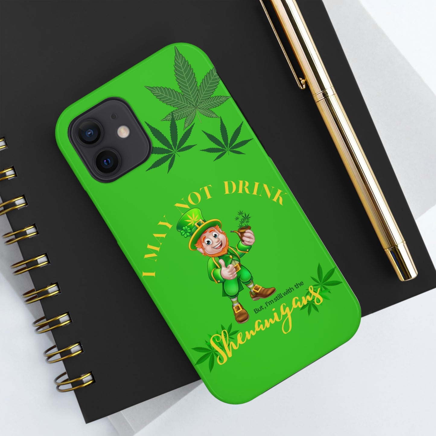 Hemp leprechaun Tough IPhone Cases, Case-Mate
