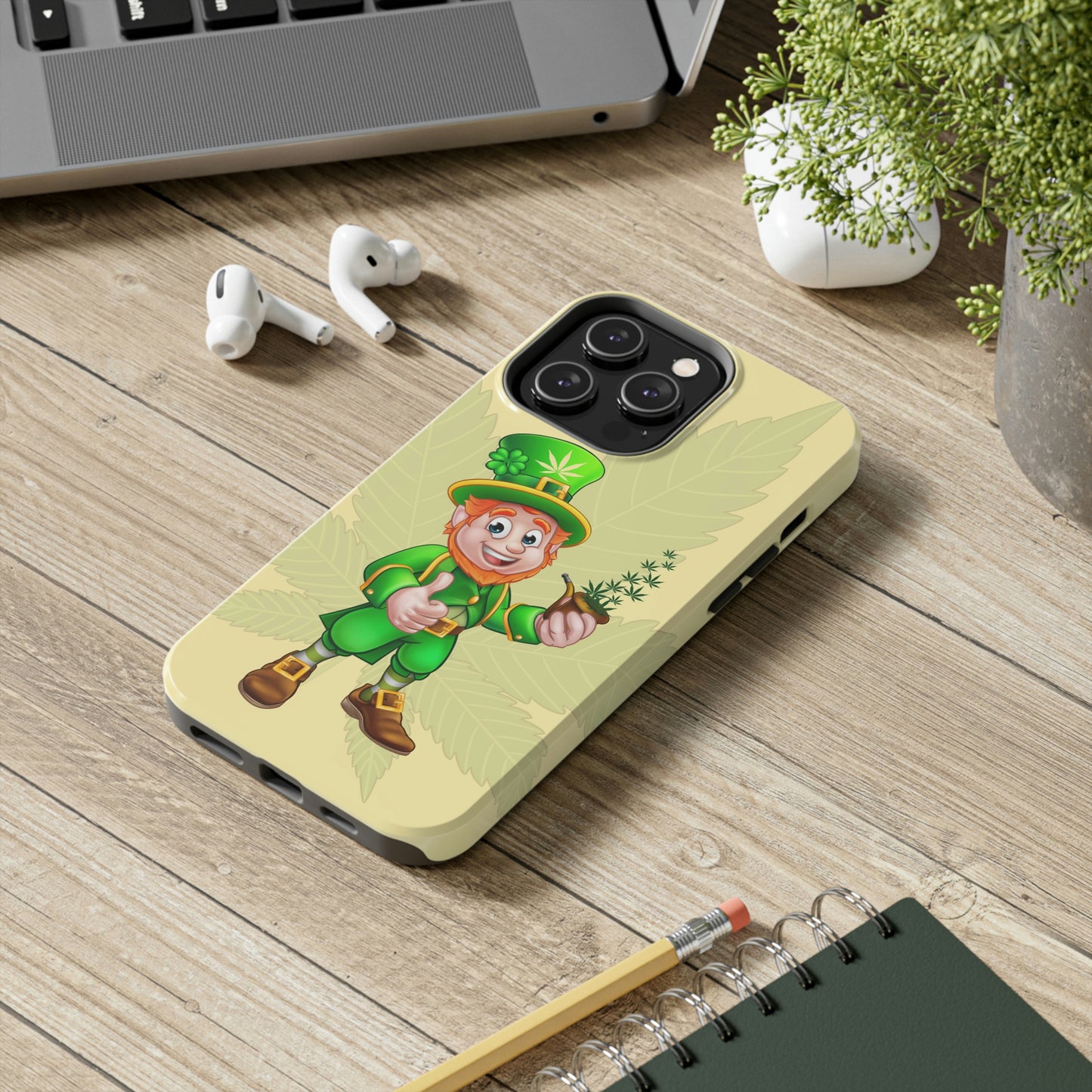 Hemp leprechaun Tough IPhone Cases, Case-Mate