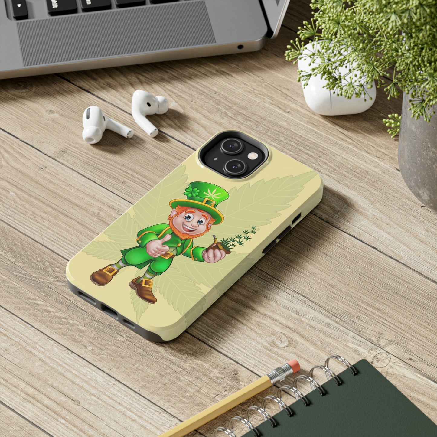 Hemp leprechaun Tough IPhone Cases, Case-Mate