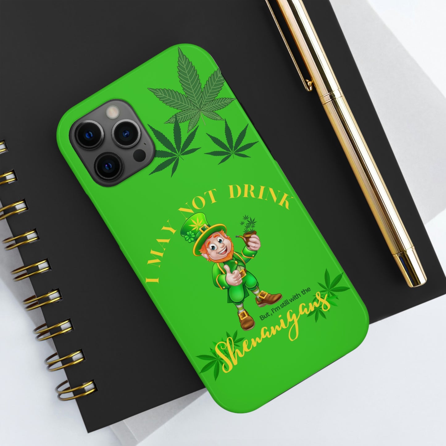 Hemp leprechaun Tough IPhone Cases, Case-Mate