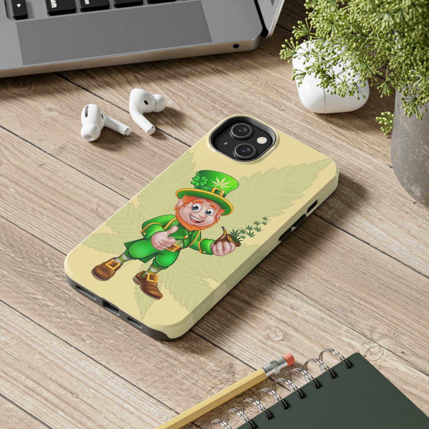 Hemp leprechaun Tough IPhone Cases, Case-Mate