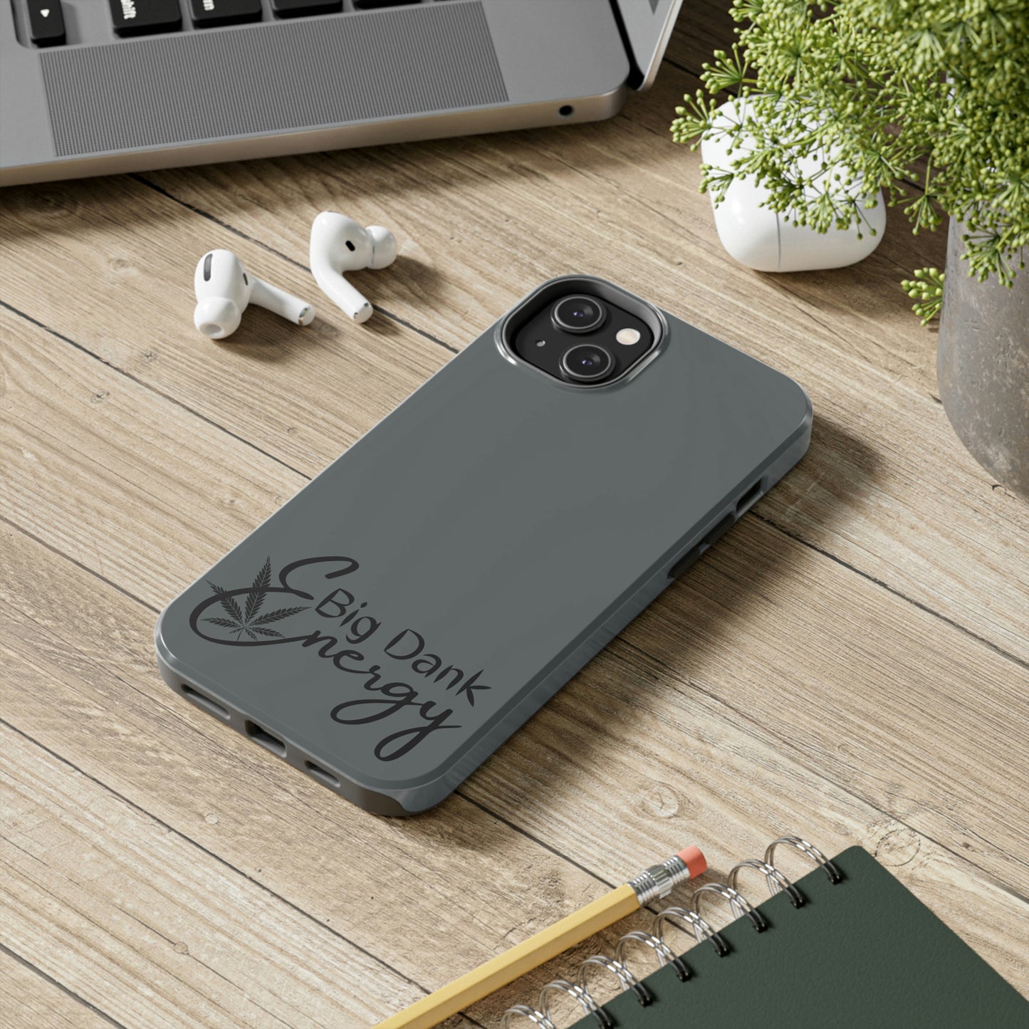 Big dank energy/ grey Tough IPhone Cases, Case-Mate
