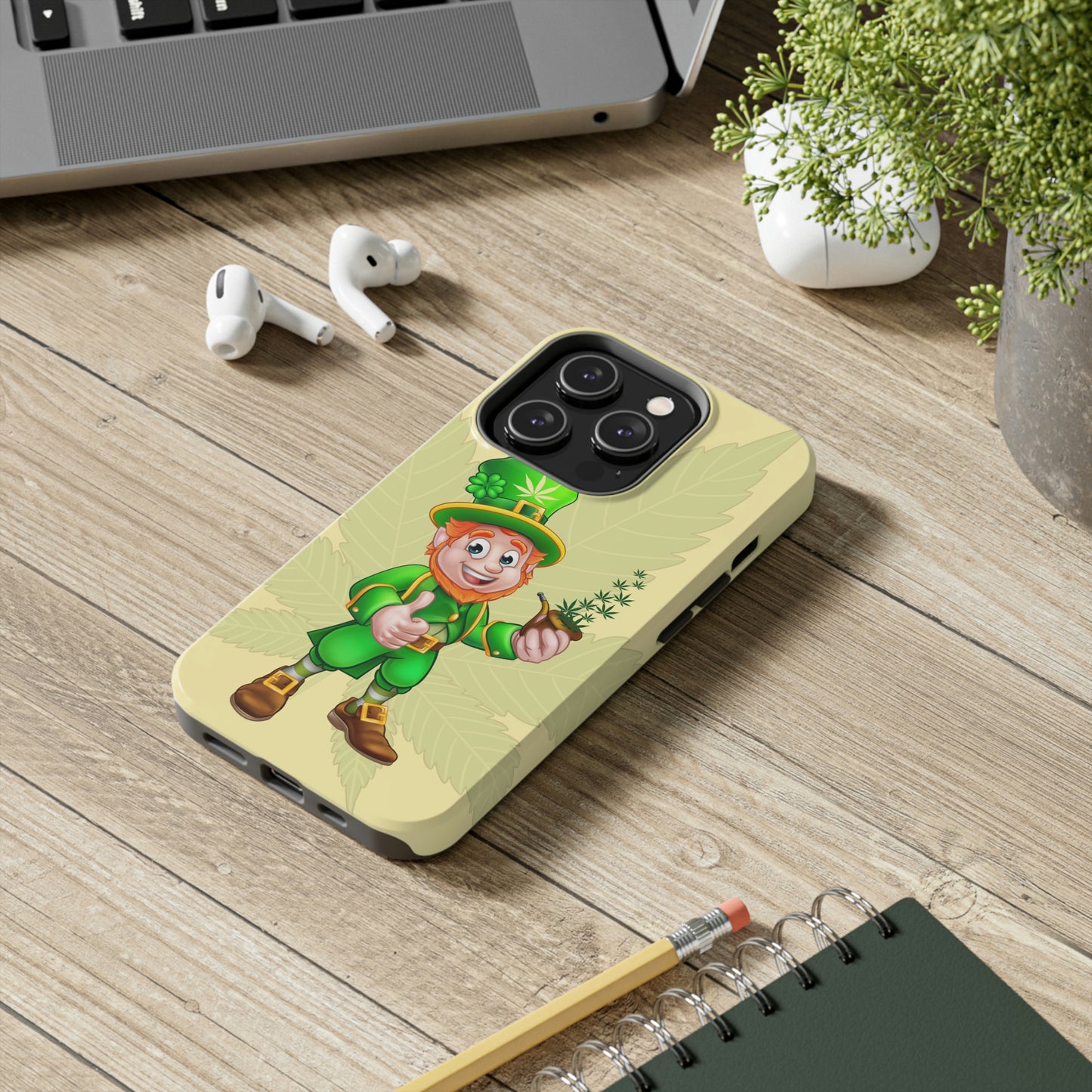 Hemp leprechaun Tough IPhone Cases, Case-Mate