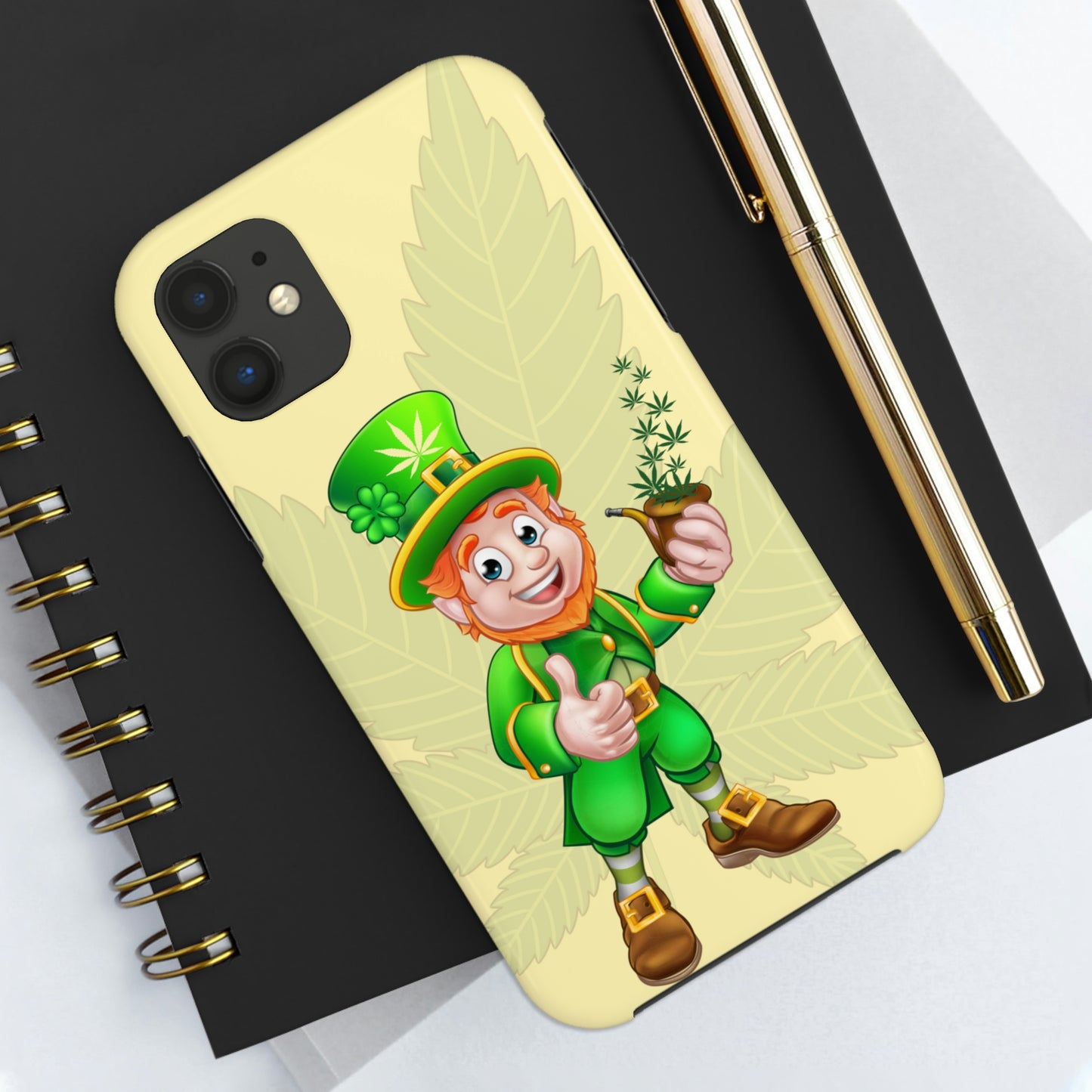 Hemp leprechaun Tough IPhone Cases, Case-Mate
