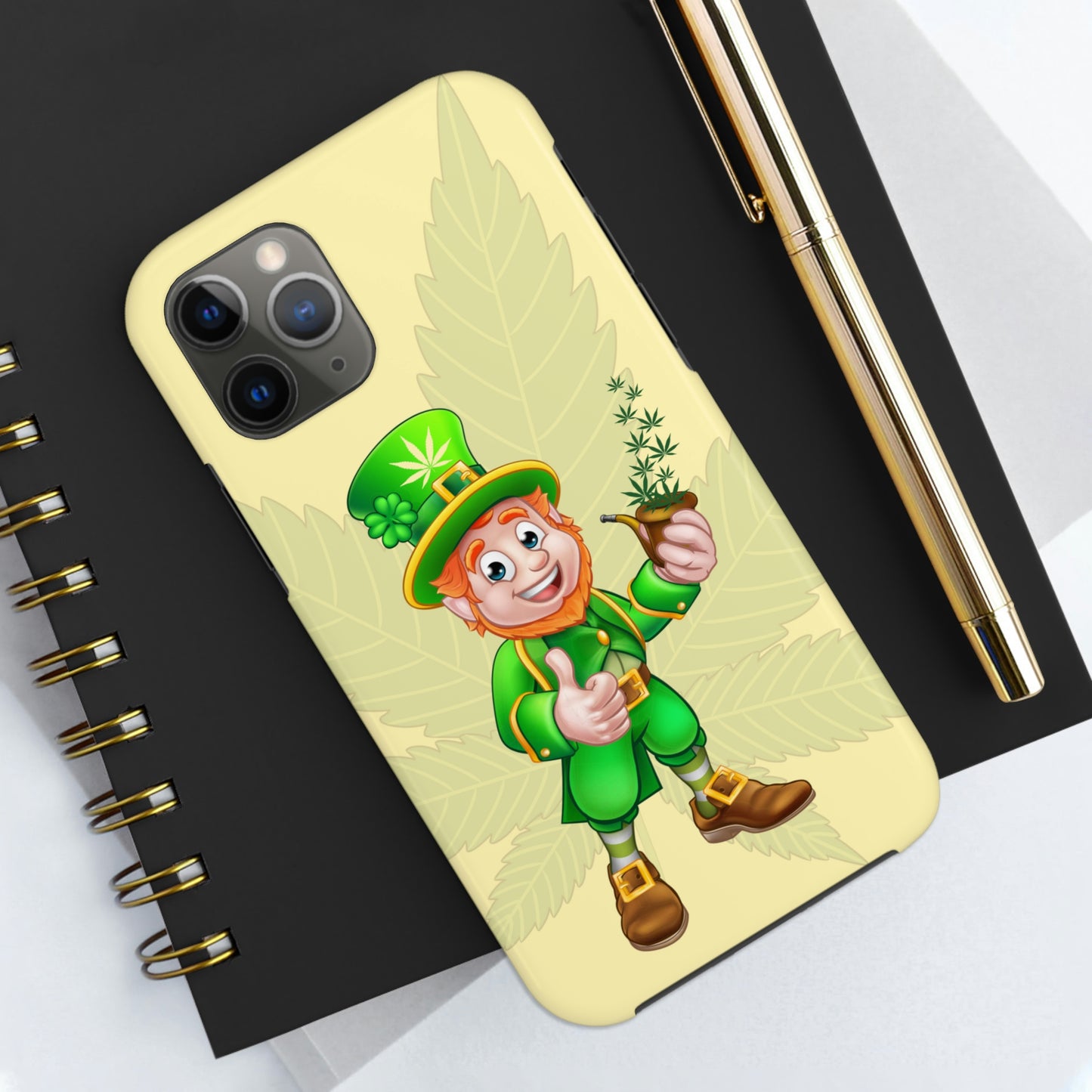 Hemp leprechaun Tough IPhone Cases, Case-Mate