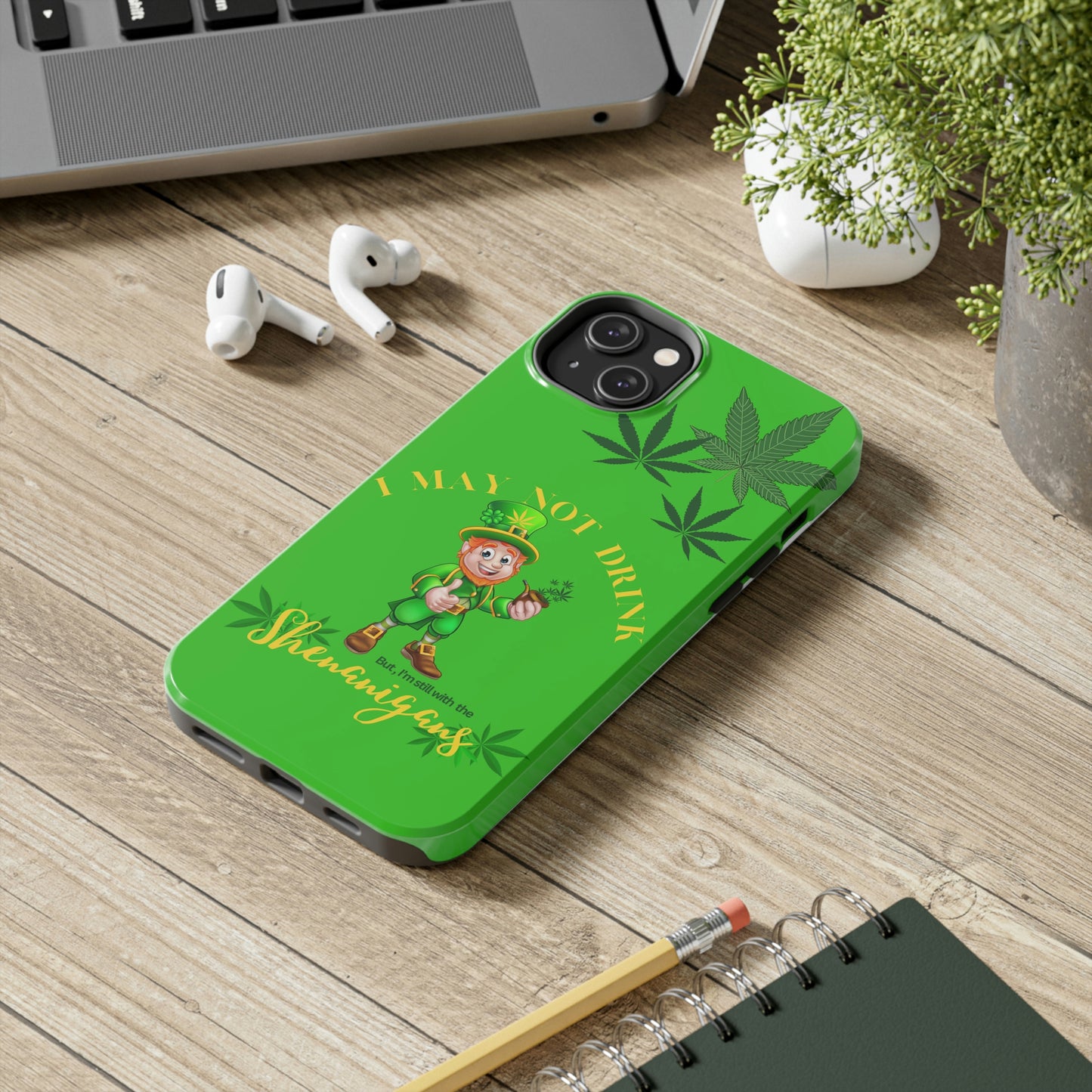 Hemp leprechaun Tough IPhone Cases, Case-Mate