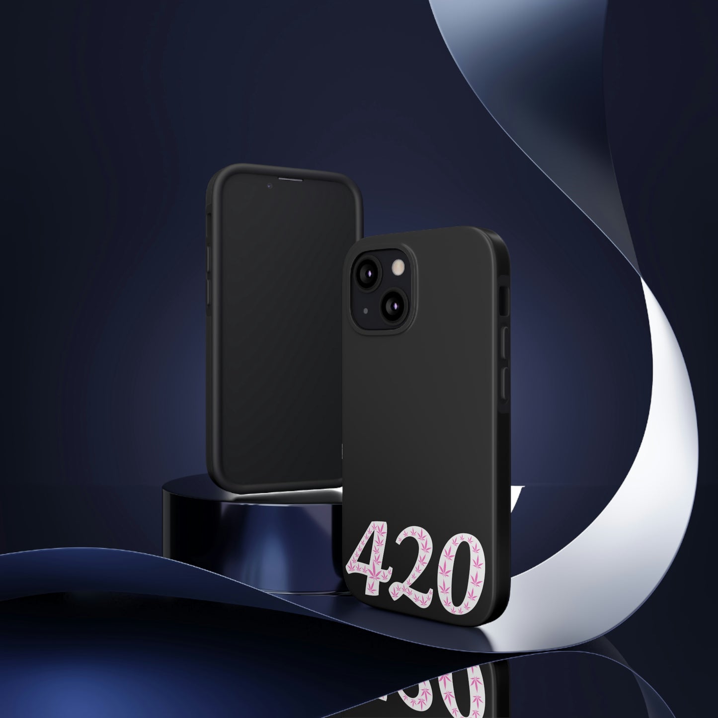 420 pink pot leaf Tough IPhone Cases, Case-Mate