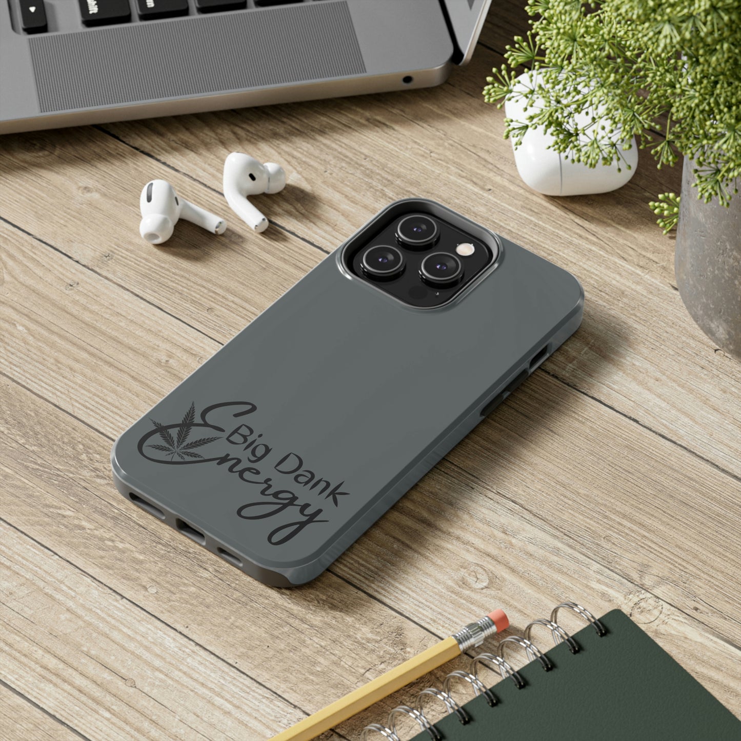 Big dank energy/ grey Tough IPhone Cases, Case-Mate