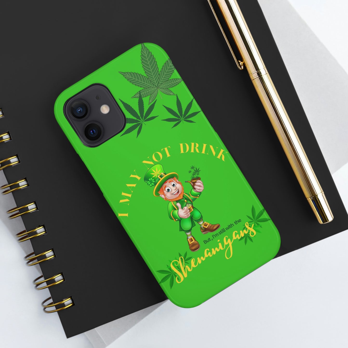 Hemp leprechaun Tough IPhone Cases, Case-Mate